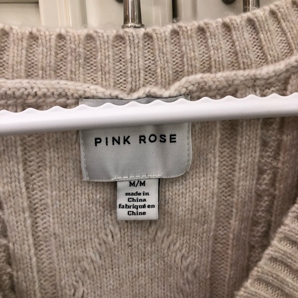 Pink Rose women’s knit sweater vest - Picture 9 of 11